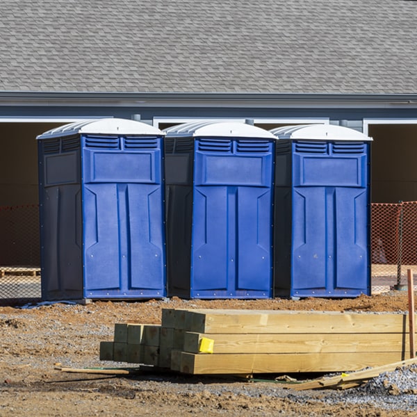 are there any restrictions on where i can place the portable restrooms during my rental period in Petty TX